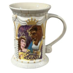 Disney Store 3-D Beauty And The Beast Castle Coffee Cup Mug
